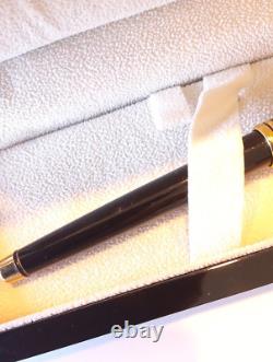 Cross Fountain Pen Townsend Black Brass lacquer 14kt Gold M NIB USA