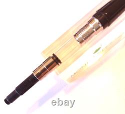 Cross Fountain Pen Townsend Black Brass lacquer 14kt Gold M NIB USA