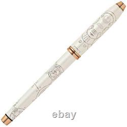 Cross Fountain Pen Townsend Star Wars BB-8 Medium Nib White Lacquer AT0046D-50MD