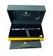 Cross Townsend Black Lacquer Fountain Pen With 18k Gold Nib Original Box & Papers