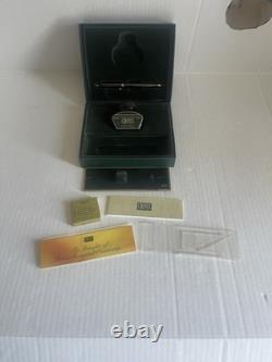 Cross Townsend Fountain Pen Black Gloss & 14k Gold Orig Case Ink
