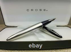 Cross Verve Platinum Plated Fountain Pen 0026-3 18K Gold