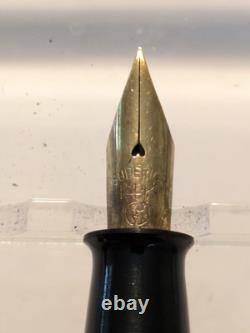 D4 Vtg Urushi Lacquer Eyedropper Valve Fountain Pen 14k F Flex Nib