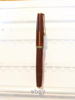 D4 Vtg Urushi Lacquer Eyedropper Valve Fountain Pen 14k F Flex Nib