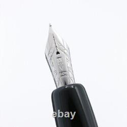 DELTA Fountain pen Limited Edition AMERIGO Vespucci 1K Black M medium polished