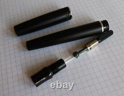 DELTA Magnesium (Unica) fountain pen body without nib, matt black, +converter