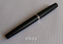 DELTA Magnesium (Unica) fountain pen body without nib, matt black, +converter