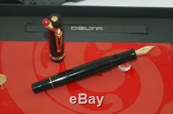 Delta Dolce Vita WE (What Else) Fountain Pen Black Resin with Lucky Chilli. 