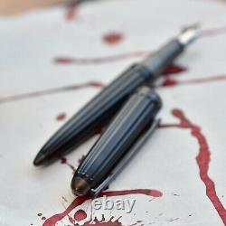 Diplomat Aero Black Fountain Pen Stainless Steel Nib