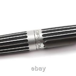 Diplomat Aero Fountain Pen Stripes Black
