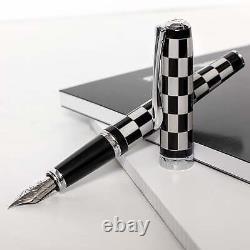 Diplomat Excellence A+ Rome Black & White Fountain Pen