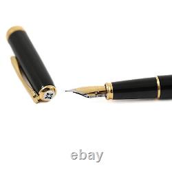 Diplomat Excellence A2 Fountain Pen Black Lacquer Gold