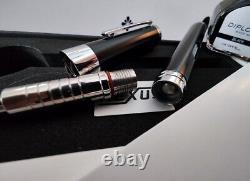 Diplomat Nexus Black And Silver Fountain Pen