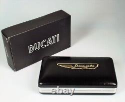 Ducati 750 Fountain Pen Black & Silver Medium Pt Excellent conditon