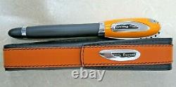 Ducati Writing Machines Orange & Black Fountain Pen with Ducati Case (Pre Owned)