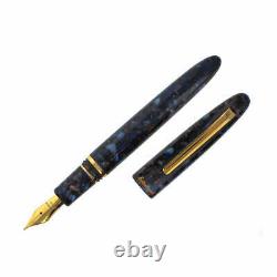 Esterbrook Estie Fountain Pen, Nouveau Blue, Gold Trim, Medium Nib