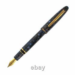 Esterbrook Estie Fountain Pen, Nouveau Blue, Gold Trim, Medium Nib