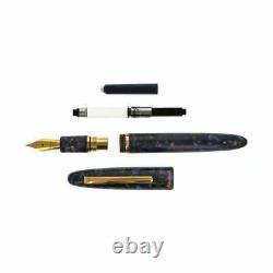 Esterbrook Estie Fountain Pen, Nouveau Blue, Gold Trim, Medium Nib