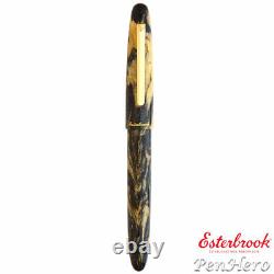 Esterbrook Estie Gold Rush Prospector Black Gold Plate Trim Fountain Pen Fine