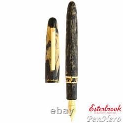 Esterbrook Estie Gold Rush Prospector Black Gold Plate Trim Fountain Pen Medium