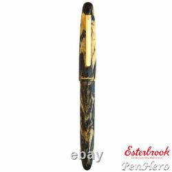 Esterbrook Estie Gold Rush Prospector Black Gold Plate Trim Fountain Pen Medium
