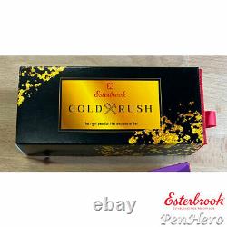 Esterbrook Estie Gold Rush Prospector Black Gold Plate Trim Fountain Pen Medium