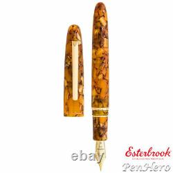 Esterbrook Estie Honeycomb Gold Plate Trim Fountain Pen Fine E426-F