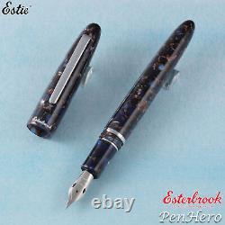 Esterbrook Estie Nouveau Bleu Palladium Plate Trim Fountain Pen Extra Fine FLEX