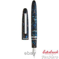 Esterbrook Estie Nouveau Bleu Palladium Plate Trim Fountain Pen Extra Fine FLEX