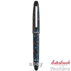 Esterbrook Estie Nouveau Bleu Palladium Plate Trim Fountain Pen Extra Fine FLEX