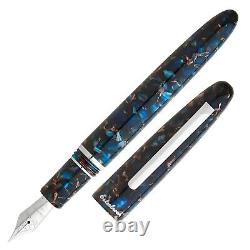 Esterbrook Estie Standard Fountain Pen, Nouveau Blue & Palladium, New