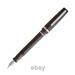 Esterbrook J Fountain Pen in Tuxedo Black with Palladium Trim 1.1mm Stub Nib