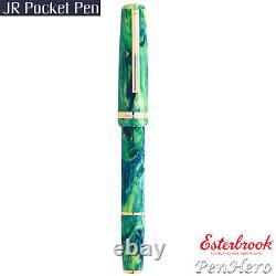 Esterbrook JR Beleza Gold Plate Trim Fountain Pen Medium EJRBA-M