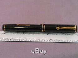 Eversharp Vintage Black Roller Clip Fountain Pen-working