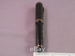 Eversharp Vintage Black Roller Clip Fountain Pen-working