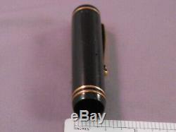 Eversharp Vintage Black Roller Clip Fountain Pen-working