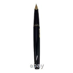 Excellent MONTBLANC Fountain Pen Black JAPAN