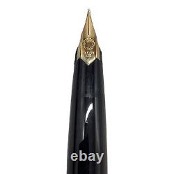 Excellent MONTBLANC Fountain Pen Black JAPAN