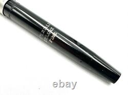 FINE NOS c1970 SHEAFFER IMPERIAL II DELUXE BLACK TOUCHDOWN FOUNTAIN PEN PdAg F