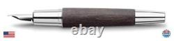 Faber-Castell E-Motion fountain Pen Black B, Pear wood black