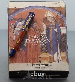 Fountain Pen Delta Limited Edition Corona De Aragon 268/864 Nib F