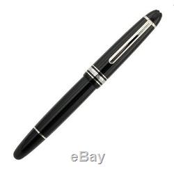 Fountain Pen MONTBLANC MEISTERSTUCK LE GRAND 146 Platinum Black fine nib 2850