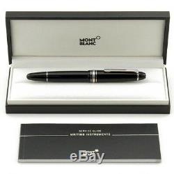 Fountain Pen MONTBLANC MEISTERSTUCK LE GRAND 146 Platinum Black fine nib 2850