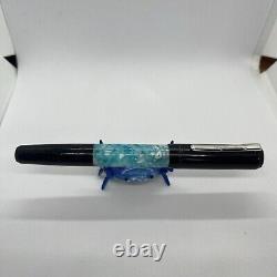 Franklin-Christoph Model 55 Cracked Ice & Sparkle Black Fountain Pen M Nib