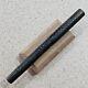 Gem Black Hard Rubber Etched Wave Pattern 14k Nib 5-1/2 Fountain Pen Blind Cap