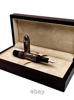 GISI PEN COMPANY NORMAN SOLDIER LIMITED EDITION FOUNTAIN PEN MEDIUM NIB With BOX