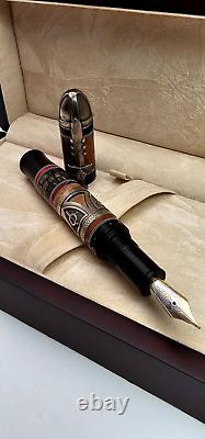 GISI PEN COMPANY NORMAN SOLDIER LIMITED EDITION FOUNTAIN PEN MEDIUM NIB With BOX