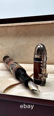 GISI PEN COMPANY NORMAN SOLDIER LIMITED EDITION FOUNTAIN PEN MEDIUM NIB With BOX