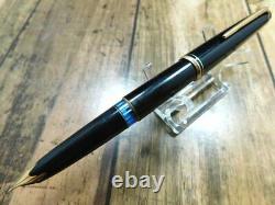 GOOD! MONTBLANC No22 FOUNTAIN PEN VINTAGE BLACK GOLD GERMANY