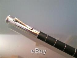 GRAF VON FABER CASTELL fountain pen, ANELLO Classic ring, black 18 kt gold nib